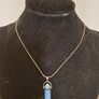 Blue Crystal Point Necklace Gift Boxed Image 3