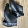 Black Leather Ankle Booties (EU 40 / UK 6.5) Carl Scarpe Image 3