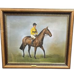Soloman Hance portrait of Arkle & Pat Taaffe