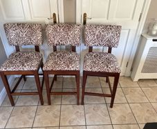 Mahogany finish Kitchen Stools