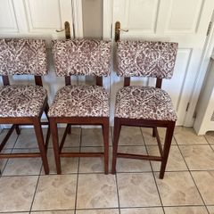 Mahogany finish Kitchen Stools