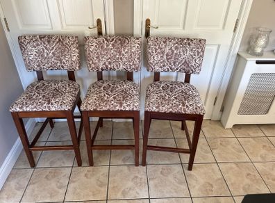 Mahogany finish Kitchen Stools