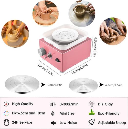 Mini Pottery Wheel, 2000 RPM