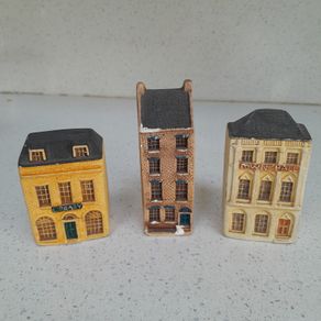3 Philip Laureston Ceramic Miniature Buildings