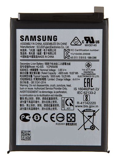For Samsung Galaxy M02S M025 Internal Battery Replacement 5000mAh HQ-50S New