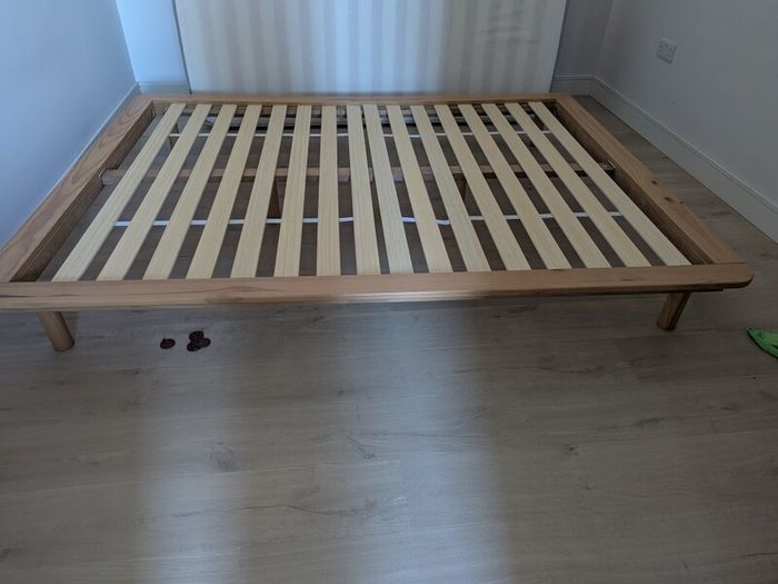 Kano Platform Bed in Natural Oak