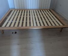 Kano Platform Bed in Natural Oak