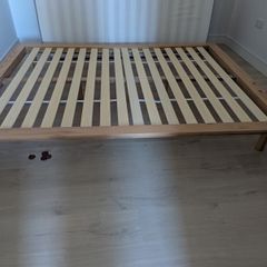 Kano Platform Bed in Natural Oak