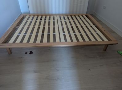 Kano Platform Bed in Natural Oak