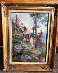 Original Oil Painting By Venceslav Cerny (1865- 1936)