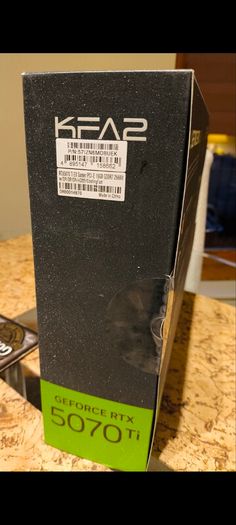Brand New KFA2 Nvidia GeForce RTX5070Ti EX Gamer 1-Click OC RGB 16GB GDDR7 Warranty Receipt