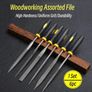 Files Set Mini Rasp Woodworking Sanding Shaping Small Steel File Needle Metal Hard Wood Cork Polishing Carving Tools For Hand Image 3