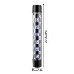 34.4" Barber Shop Led Checked Style Pole Light - Free Delivery Or Pick Up In Store