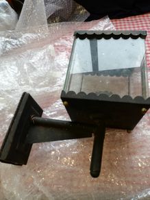 Vintage '60 wrought iron Outdoor/Indoor Lamp