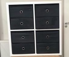 Ikea 2 drawers insert for Kalax, can be used by itself as well