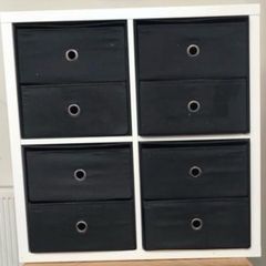 Ikea 2 drawers insert for Kalax, can be used by itself as well