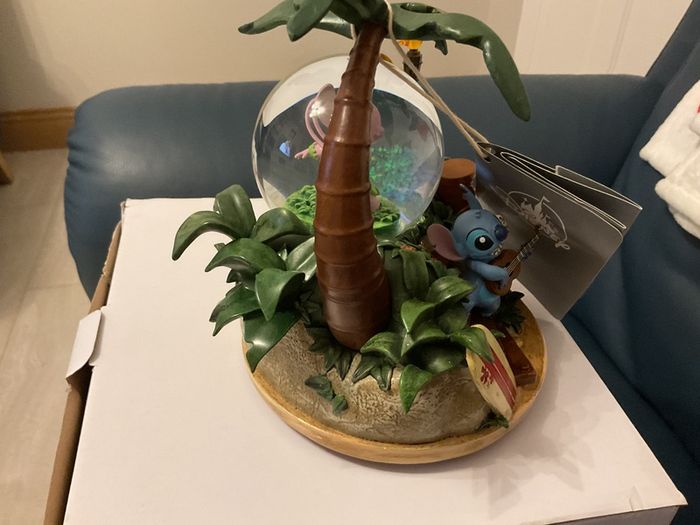 Disney Musical Stitch & Angel Snow Globe