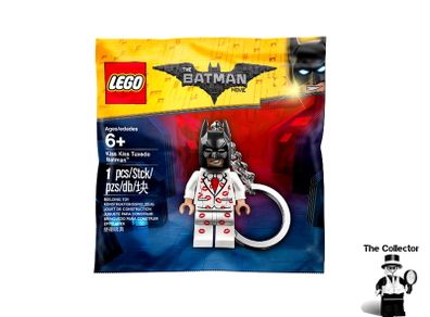 LEGO Kiss Kiss Tuxedo Batman Minifigure Keyring 5004928 Polybag Brand New Sealed