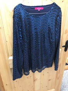 Sparkly long sleeved top