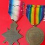 Ww1 1914 Pair Of  Medals G.burrows K23930 Image 2