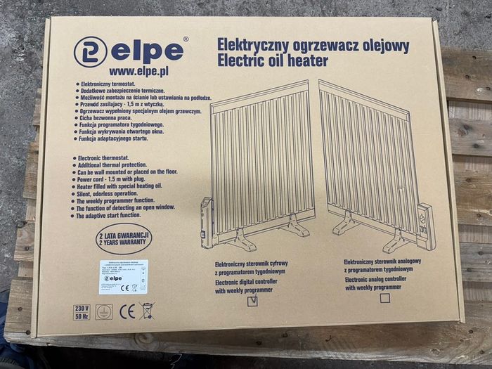 Electric Oil Heater/Radiator 1000W