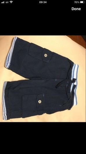Boys bottoms never worn 0/3 mths