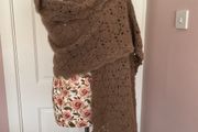 shawl handmade crochet shawl or throw
