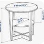 Ikea Vejmon round coffee table Image 4