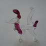 Glass dog ornament. Handblown glass figurine,Home decor,Gift Image 2