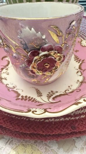 Cup and Saucer Forget Me Not