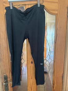 Reebok black Speed wick women leggings size XL UK20 EU46/48 Postage included