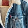 Levis Ladies Sherpa Jacket XS Image 4