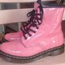 pink patent leather 8 eye Doc Martens Image 3
