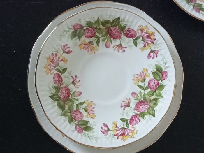 QUEEN'S Fine Bone China Rosina China "Woman and Home" Tea set