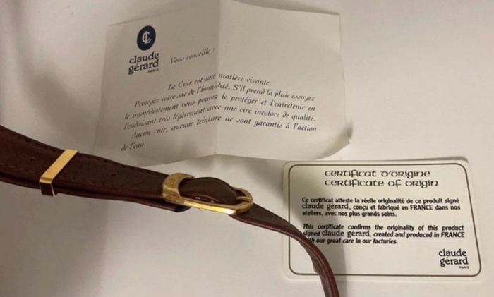 Vintage Claude Gerard Paris crossbody bag