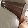 king sleigh bed frame Image 3