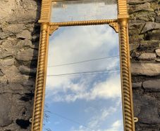 19th century gilt peer glass mirror