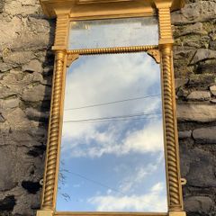 19th century gilt peer glass mirror