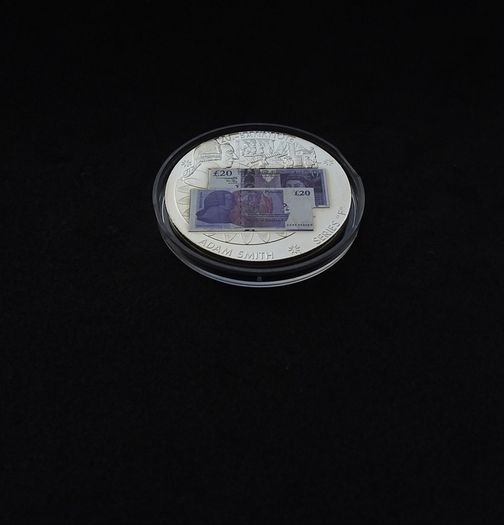 British Banknote Series : Adam Smith " 20 Pound " Commemorative Medallion/Coin