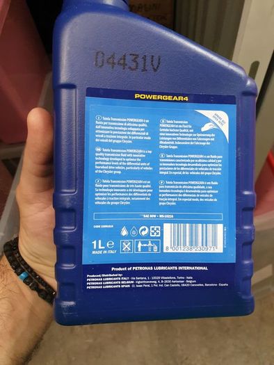 Gearbox oil Petronas Tutela SAE 80W