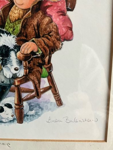 'Cat Nap' & Sheep Driving' by Linda Birkinshaw