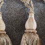 4 Extra Large Heavy Luxury Beaded Gold Curtain Tassel Tiebacks Image 4