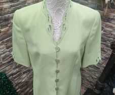 Vintage Basler Blazer Pale Green Spring Summer size small to medium Postage included
