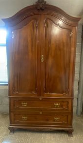 Antique mahogany wardrobe