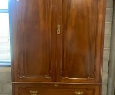 Antique mahogany wardrobe