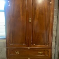 Antique mahogany wardrobe