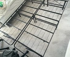 Metal folding double bed