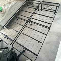 Metal folding double bed