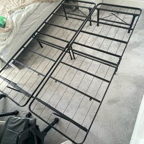 Metal folding double bed