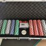 Poker Table Top And Case Of Chips. Image 2